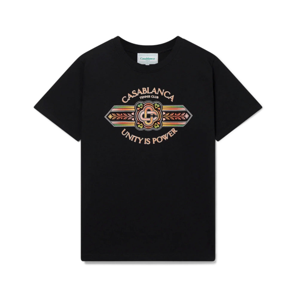 Casablanca T-shirt Unity is Power Noir