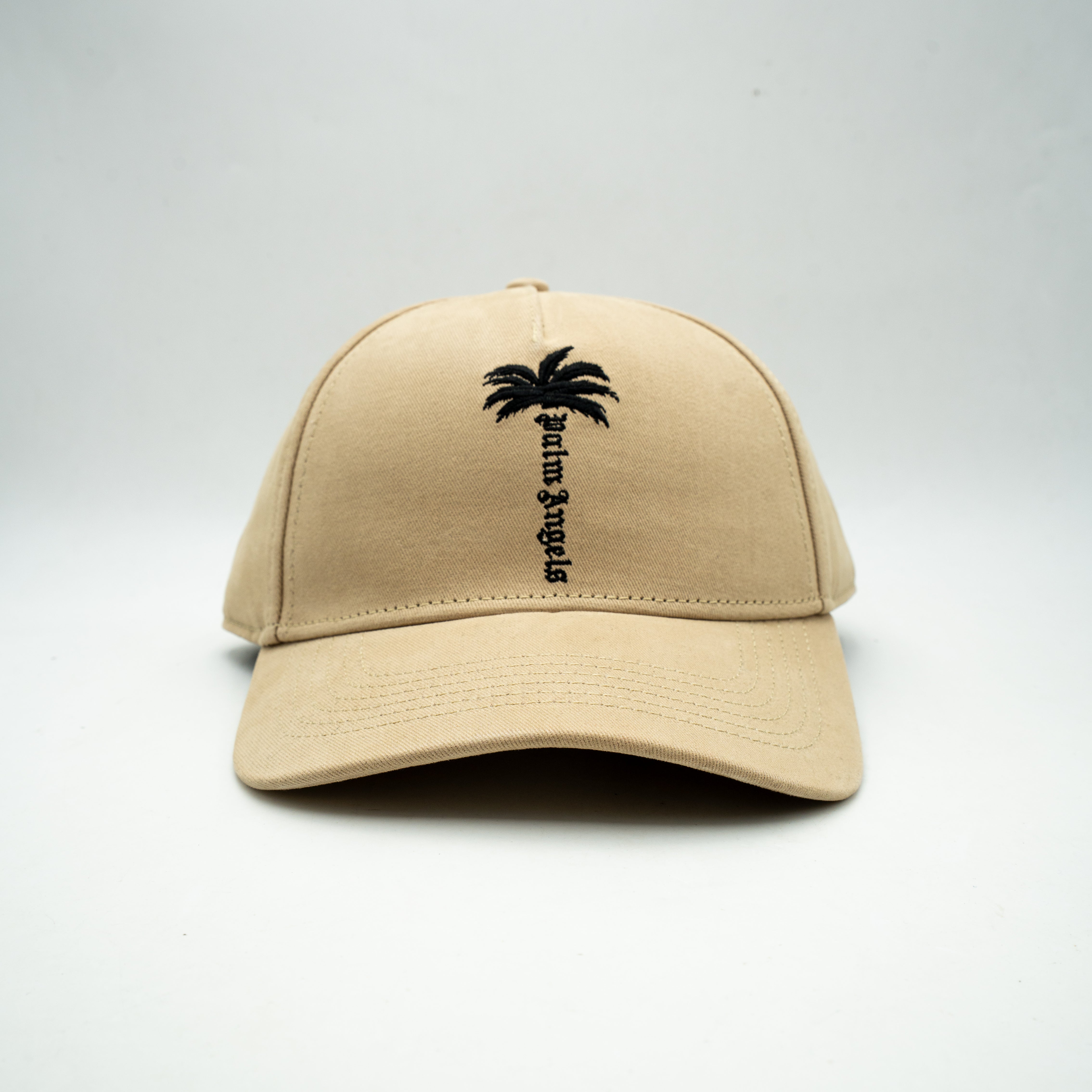 Casquette Palm Angels Logo Brodé Palm Blanc