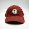 Casquette Palm Angels Logo Brodé Palm Bordeaux