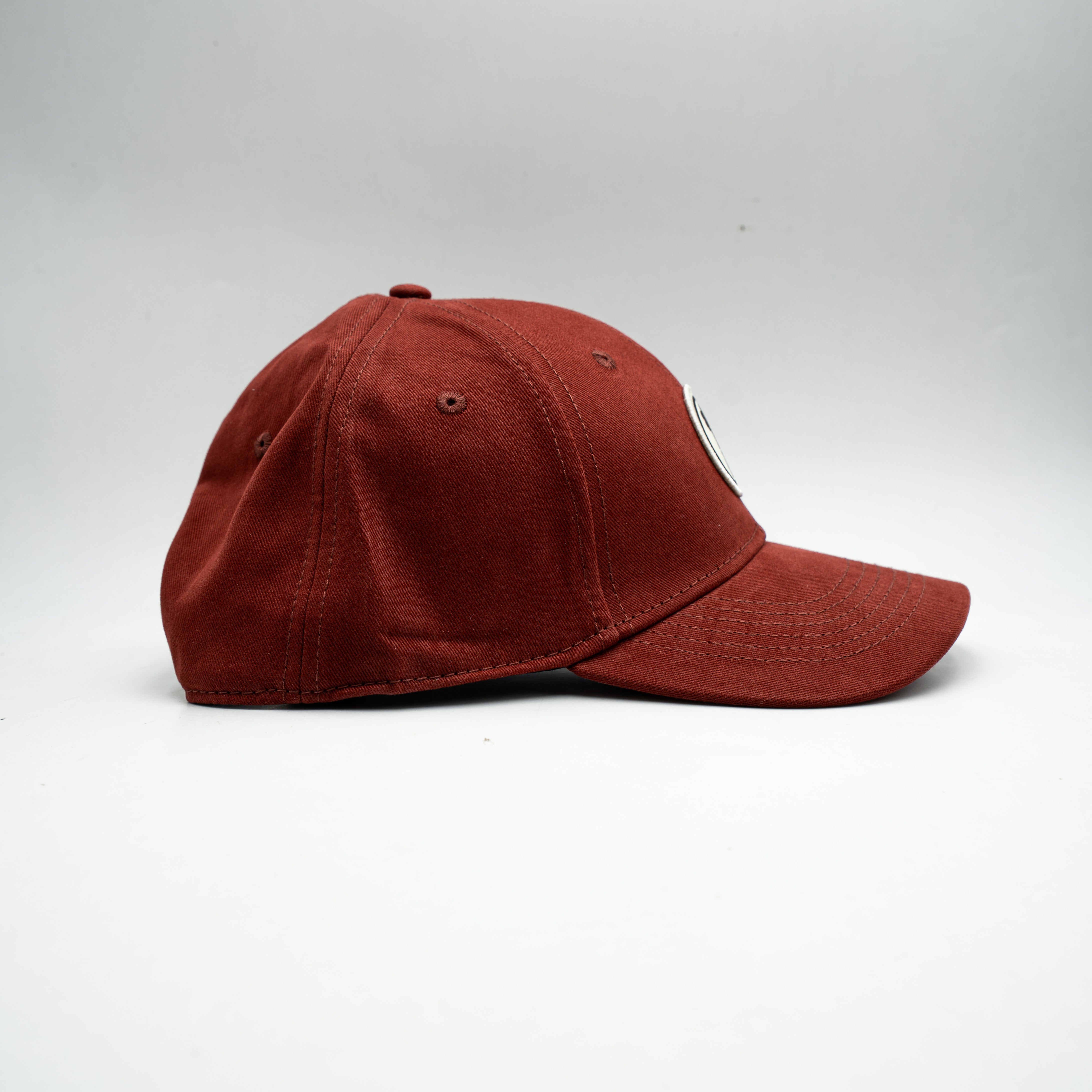 Casquette Palm Angels Logo Brodé Palm Bordeaux