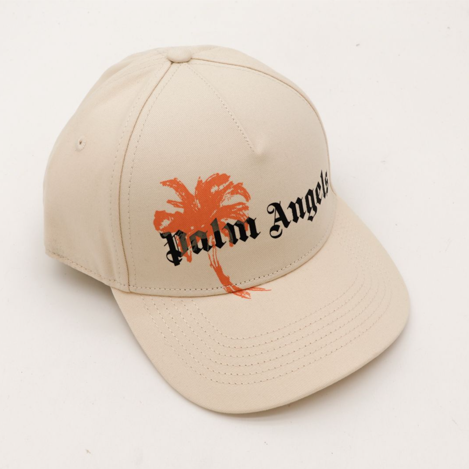 Casquette Palm Angels Logo Orange Palmier