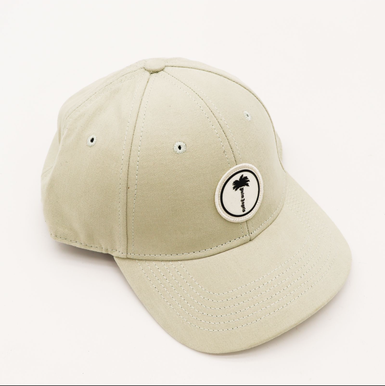 Casquette Palm Angels Logo Palm Blanc