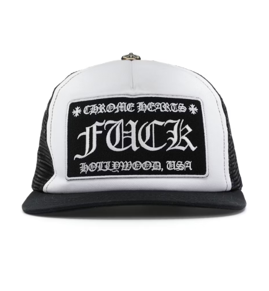 Casquette Trucker - FUCK Hollywood - Black & White