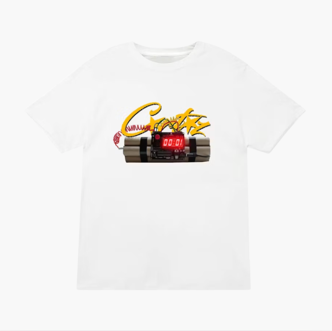 Corteiz T-Shirt - Timebomb - White