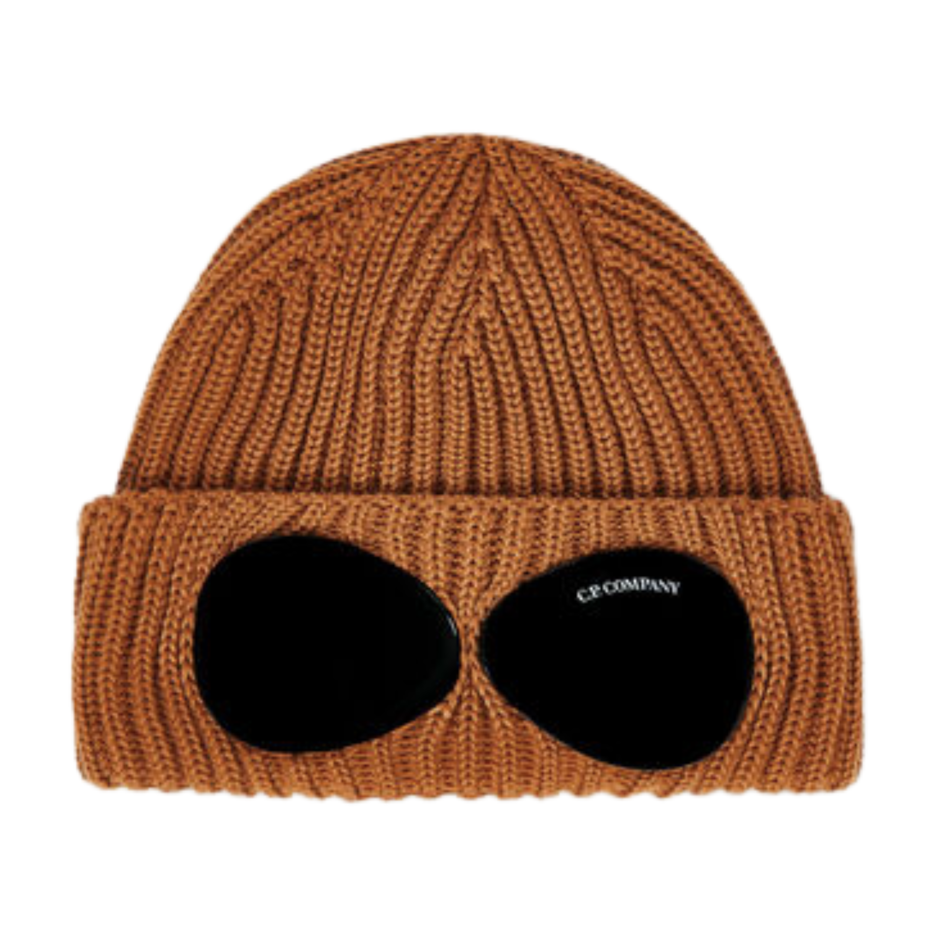 CP Company Bonnet Goggle Marron