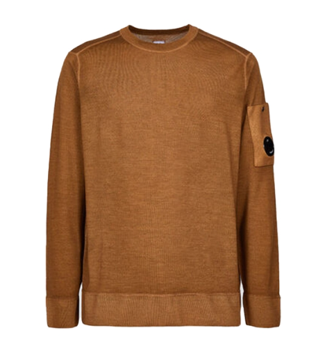 CP Company Crewneck Dyed Merinos Brown