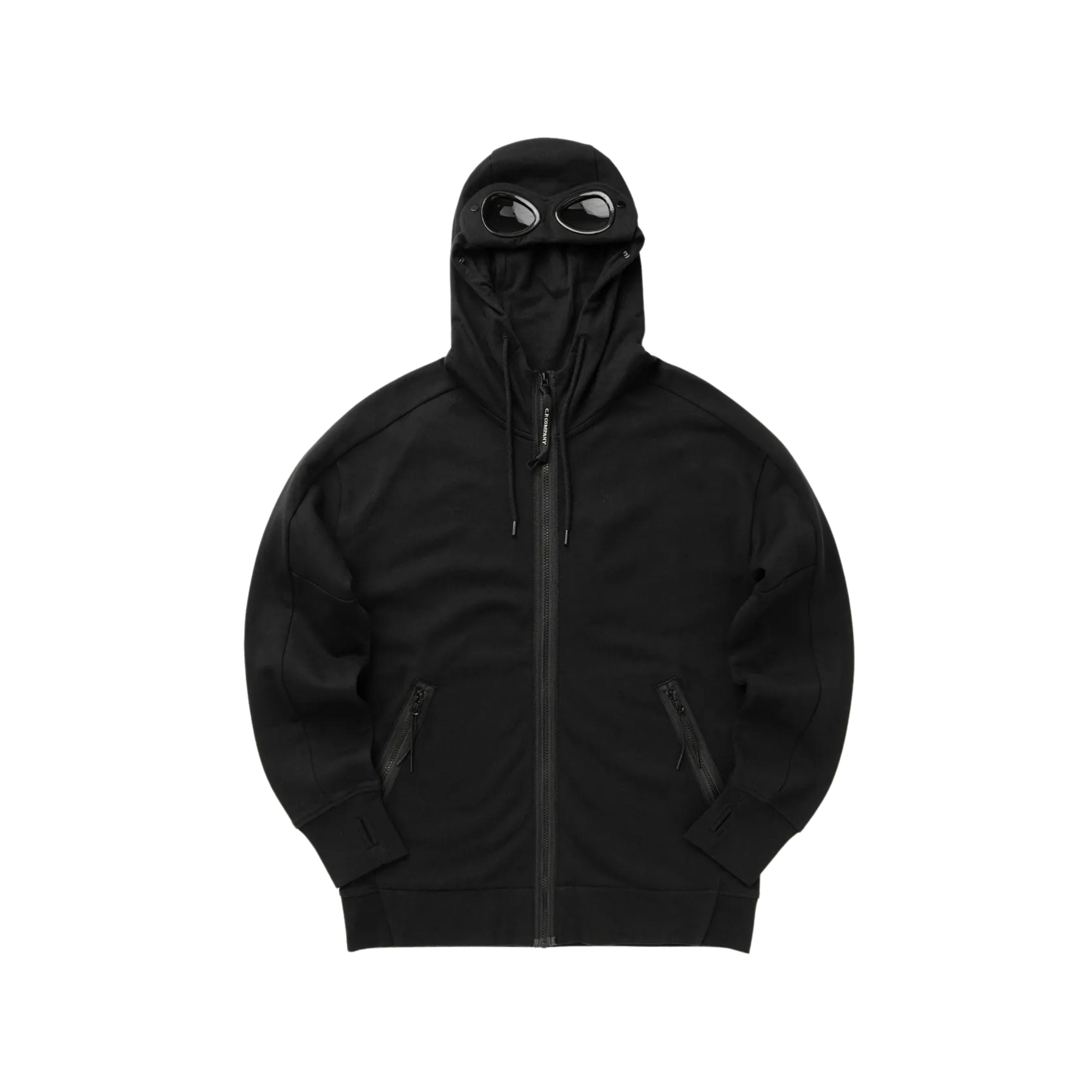 CP Company Hoodie Zip Goggle Noir
