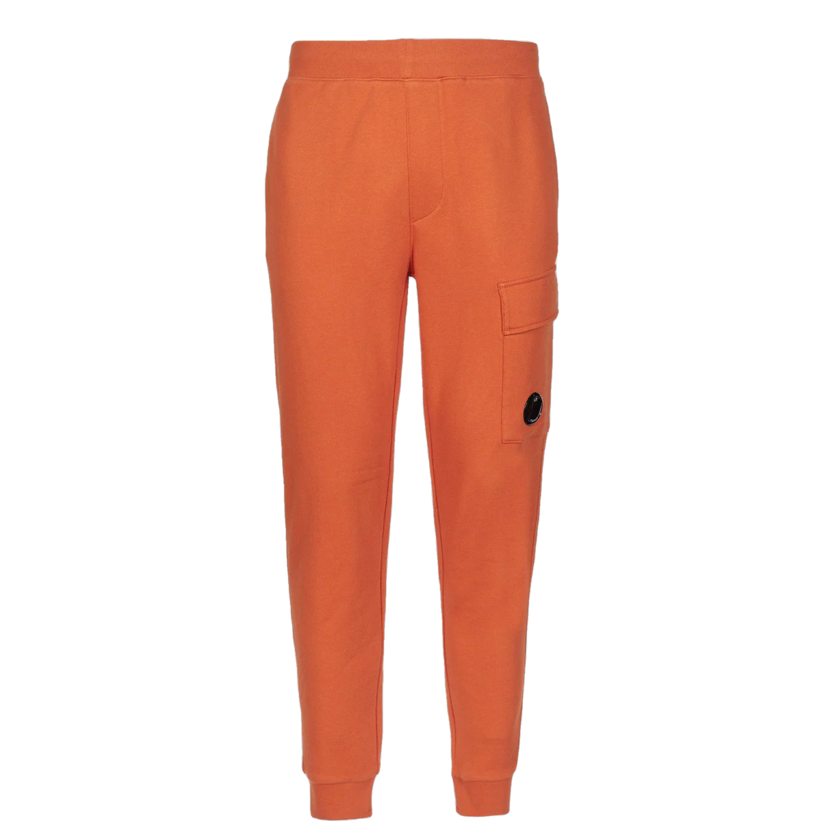 CP Company Diagonal Raised Fleece Orange Jogging Pants