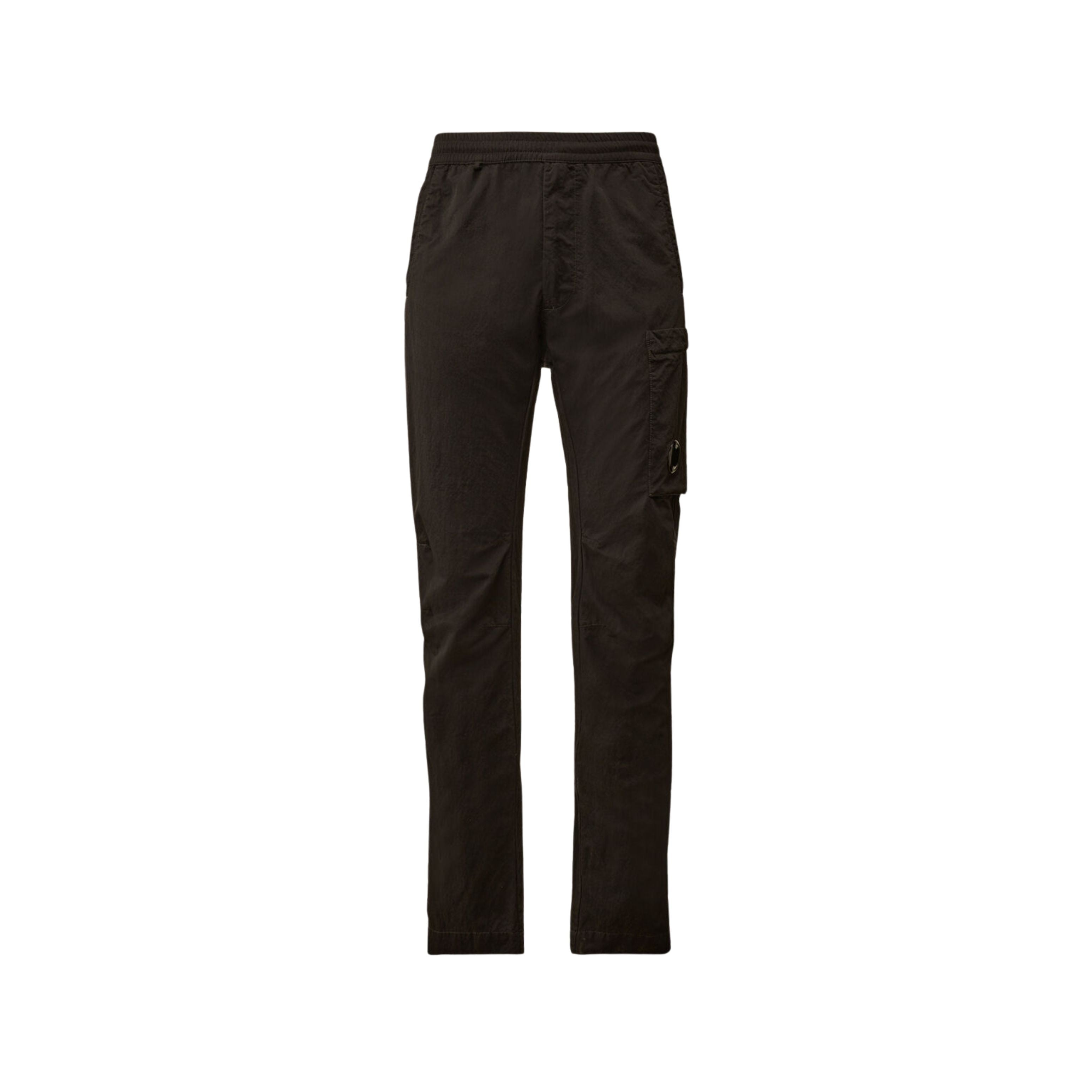CP Company Pantalon Diagonal Flatt Nylon Noir