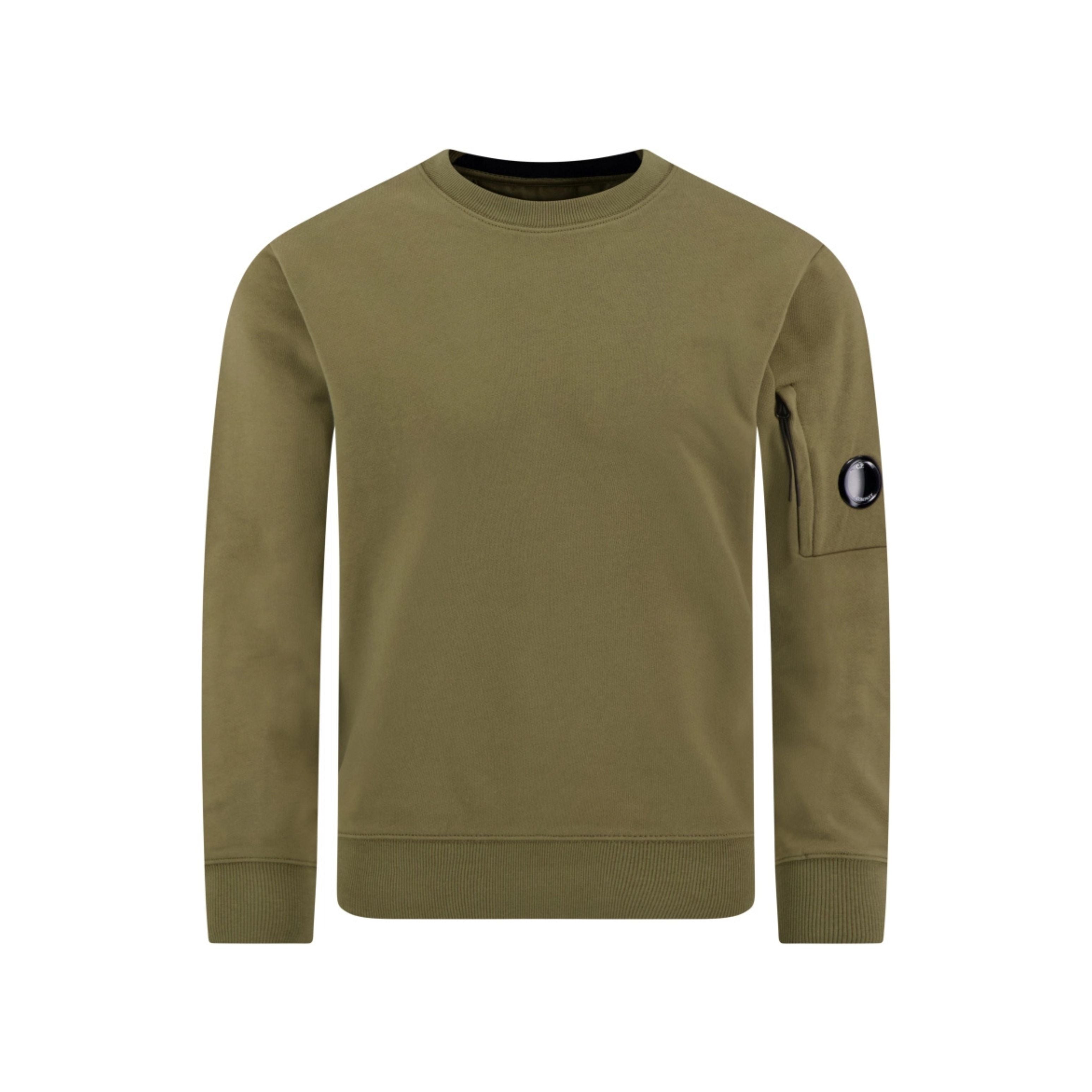 CP Company Pull Crewneck Vert