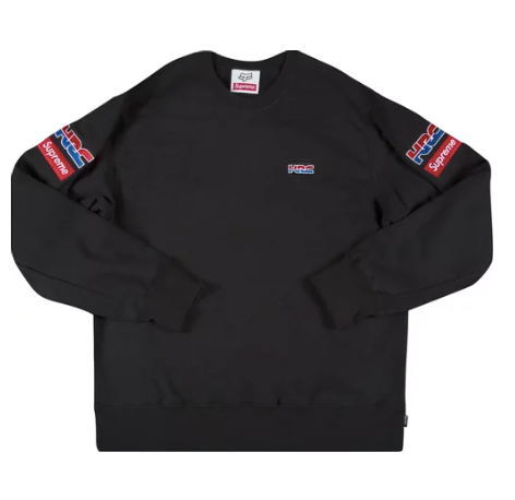 Crewneck - Honda Fox Racing - Black