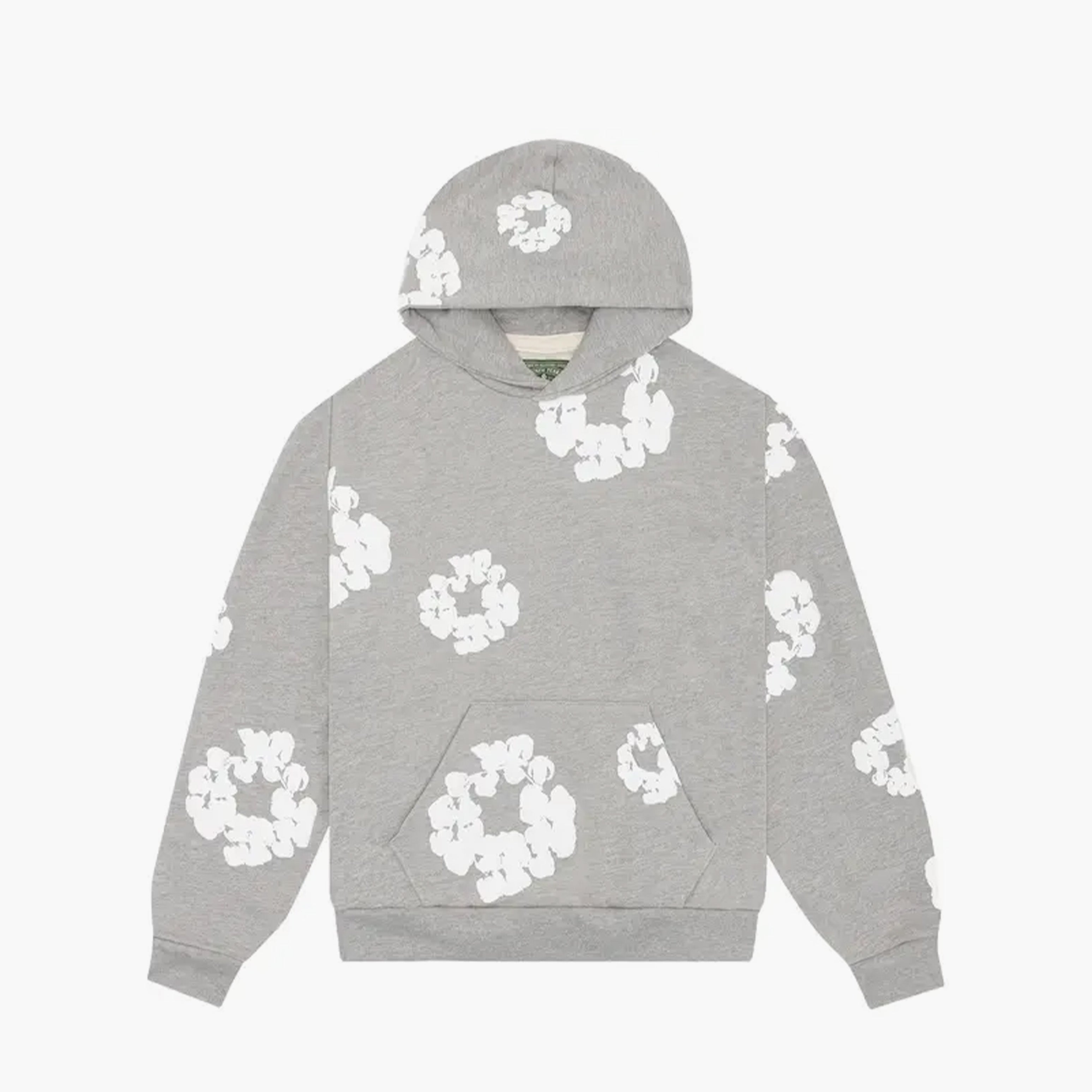 Denim Tears Hoodie The Cotton Wreath Gris