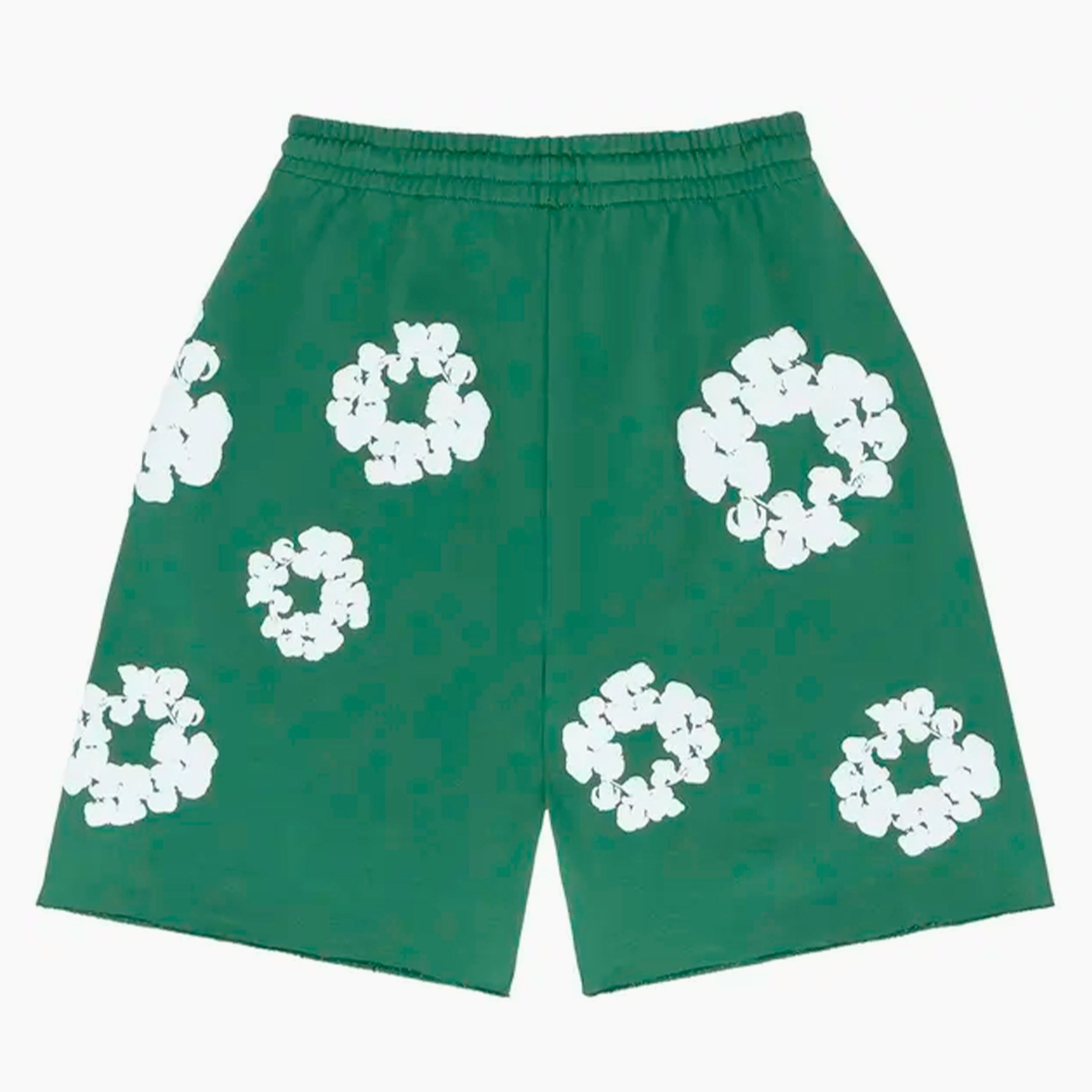 Denim Tears Short The Cotton Wreath Vert