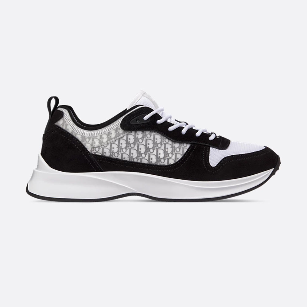Dior B25 Oblique Runner Noir Daim