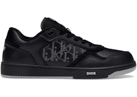 Dior B27 Low Dior Oblique Galaxy cuir noir/gris