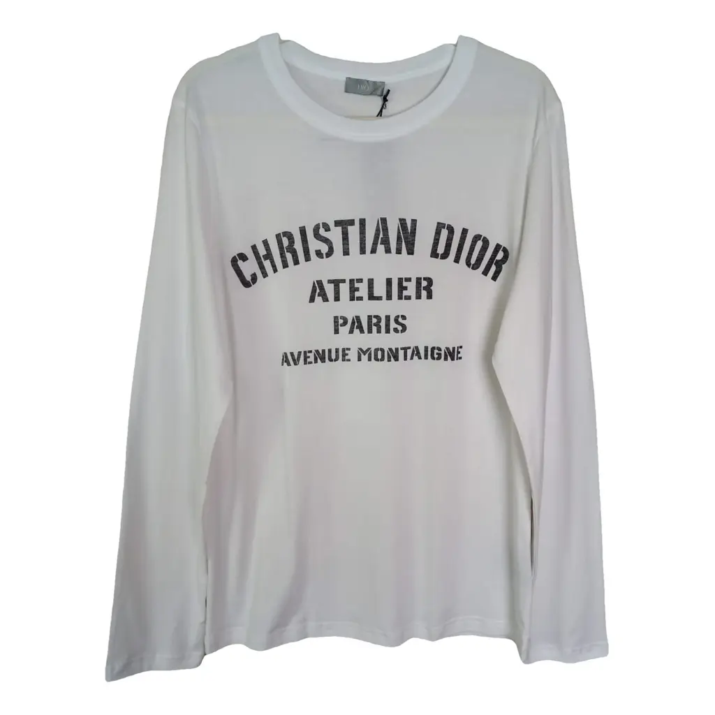 Dior Longsleeve Blanc Logo