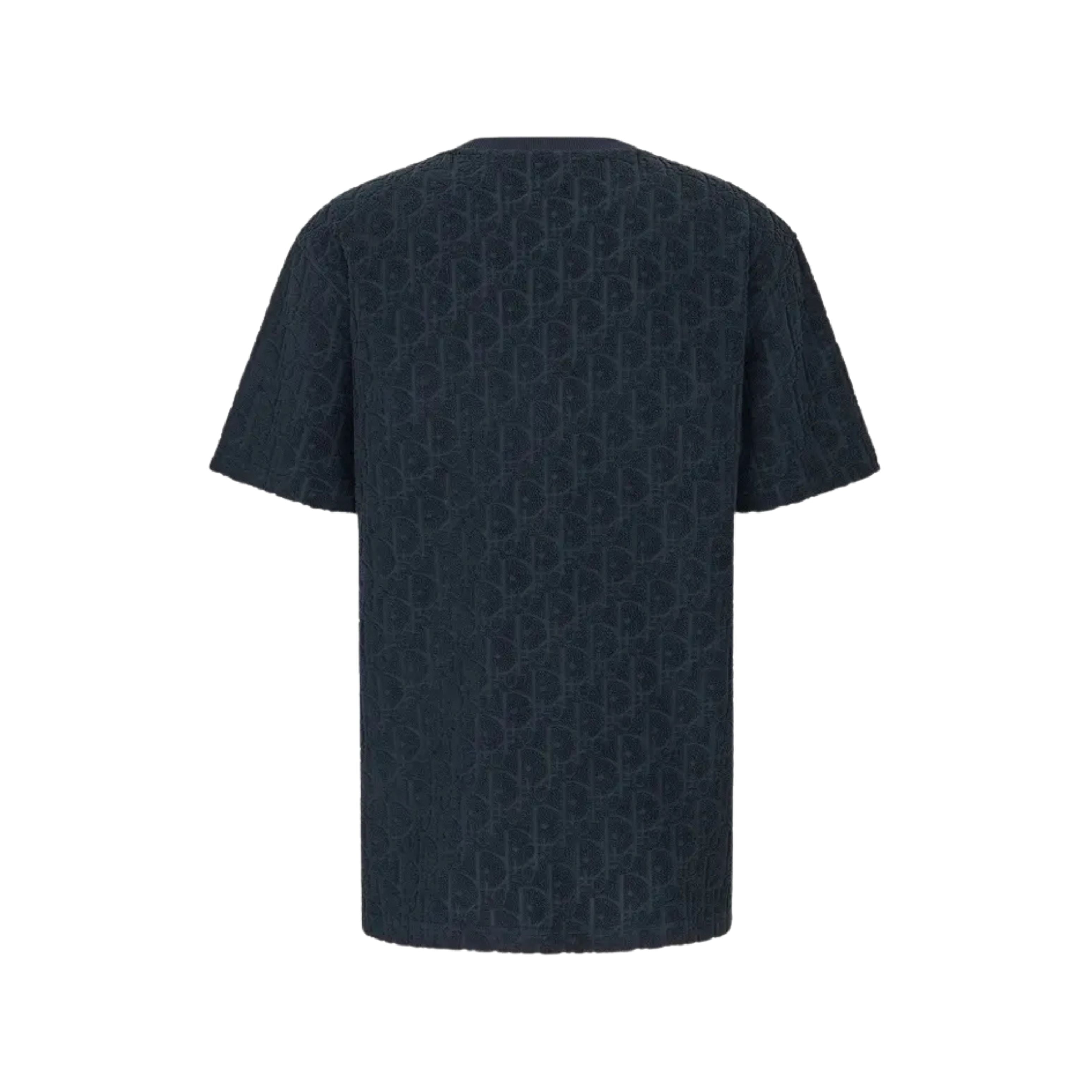 Dior T-Shirt Oblique Bleu Marine