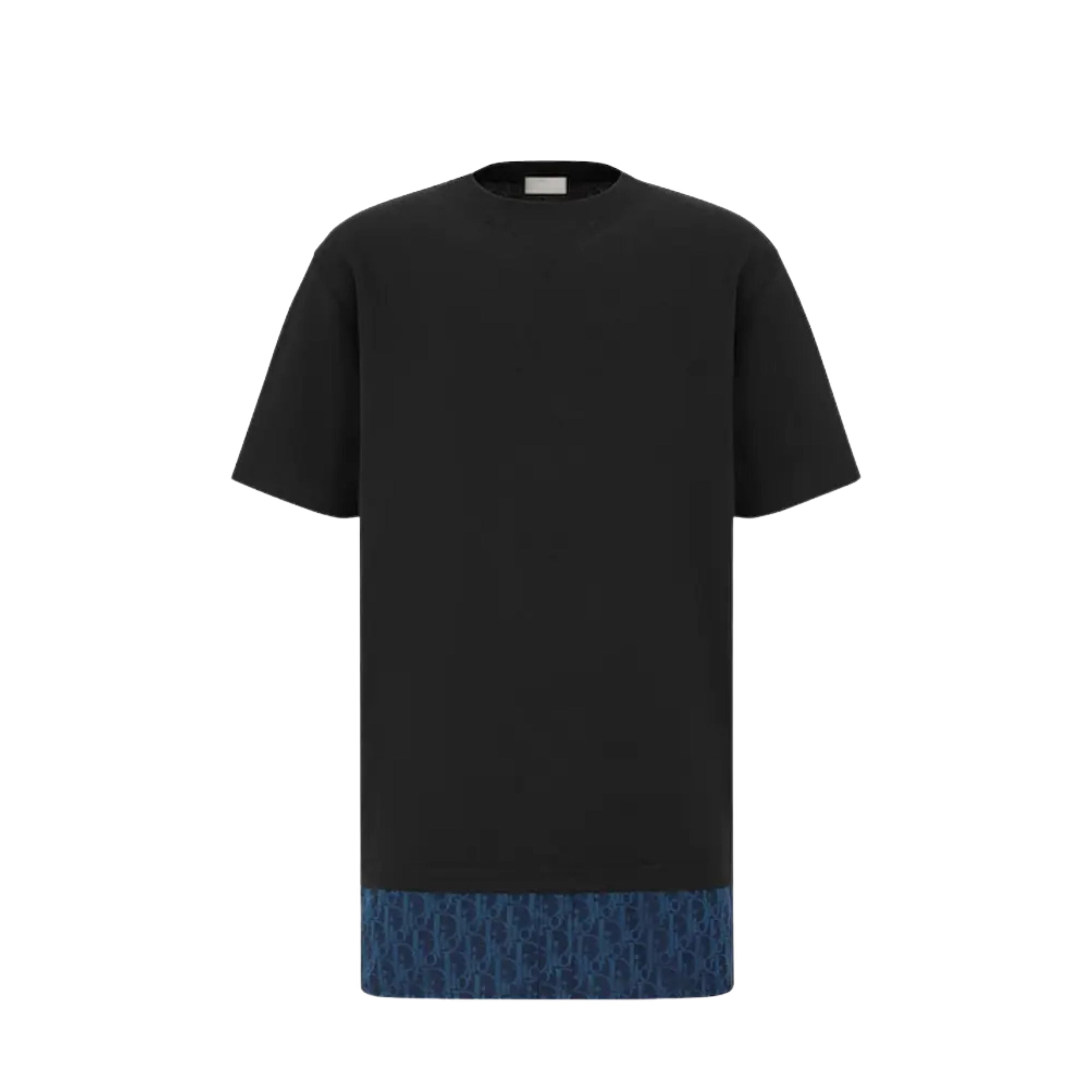 Dior T-Shirt Oblique Blue