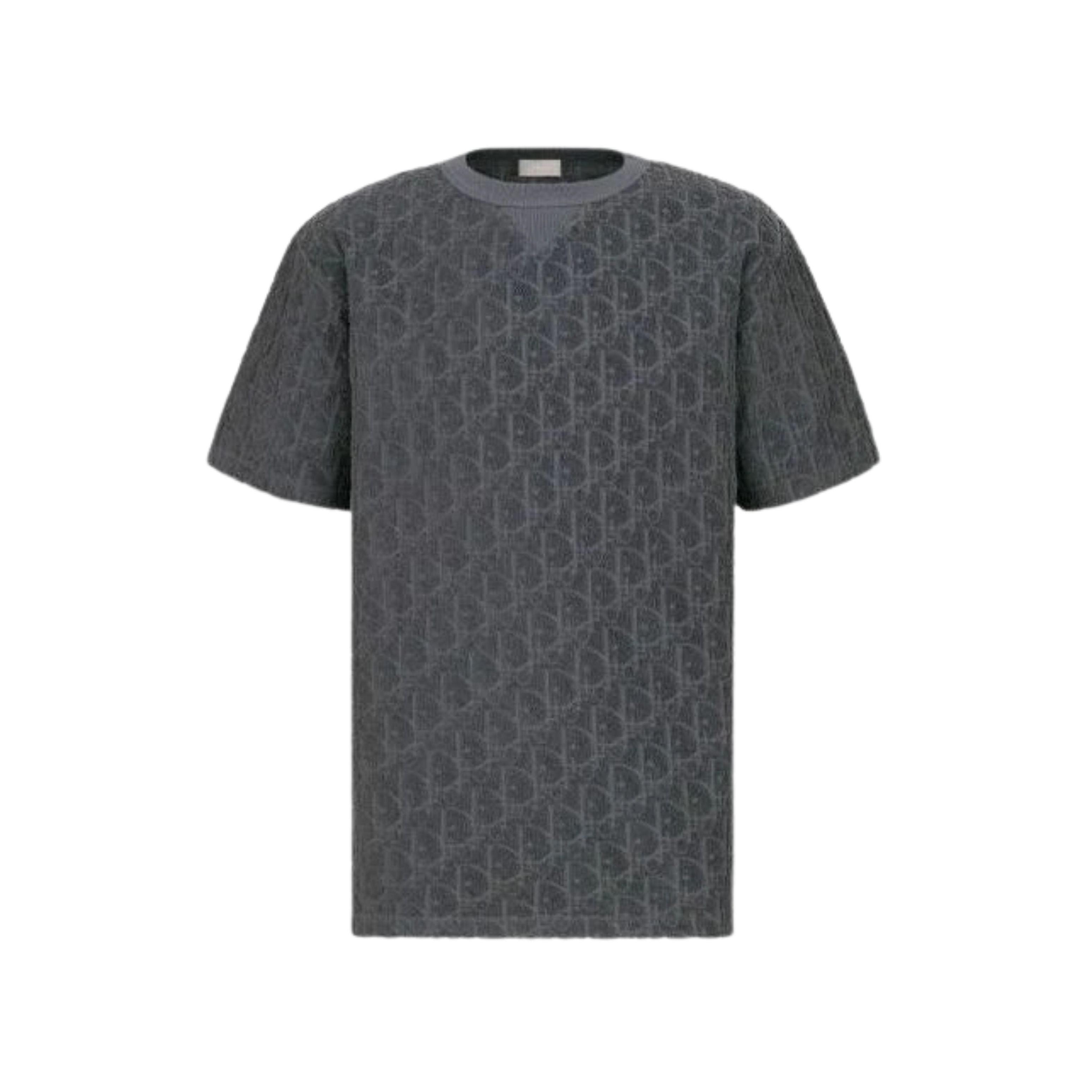 Dior T-Shirt Oblique Gris