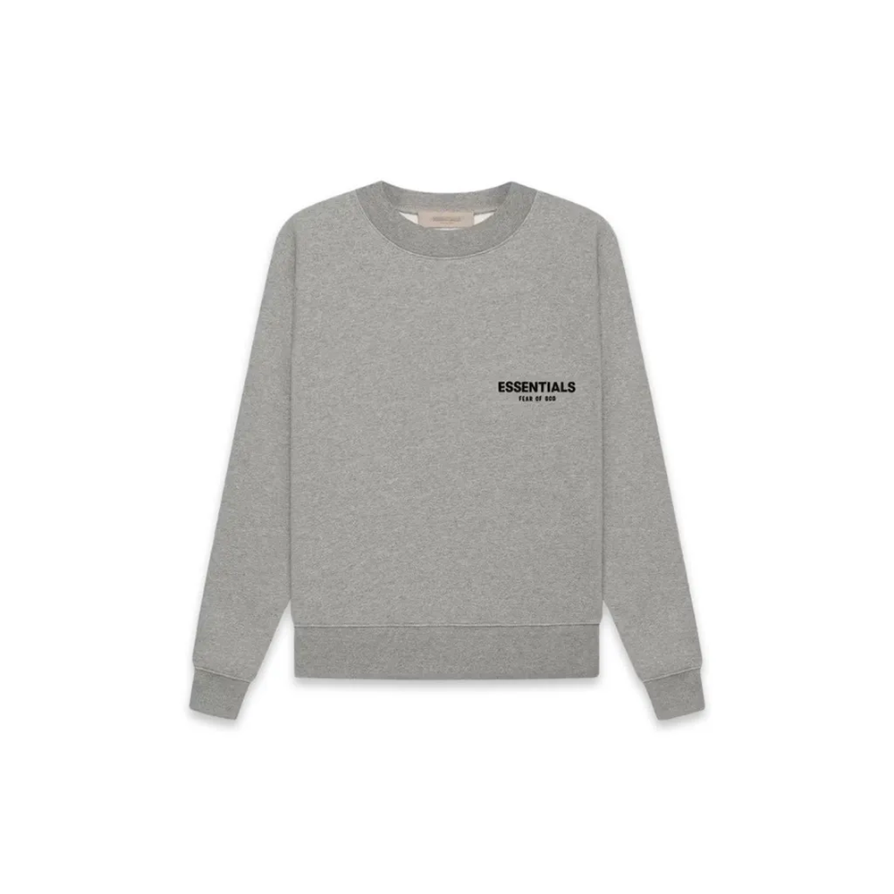 Essentials Fear Of God Crewneck Dark Oatmeal Gris Foncé