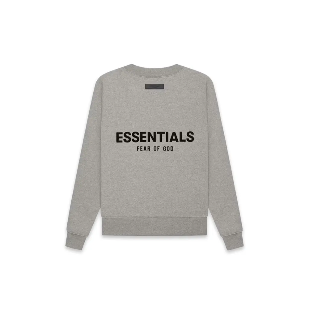 Essentials Fear Of God Crewneck Dark Oatmeal Gris Foncé