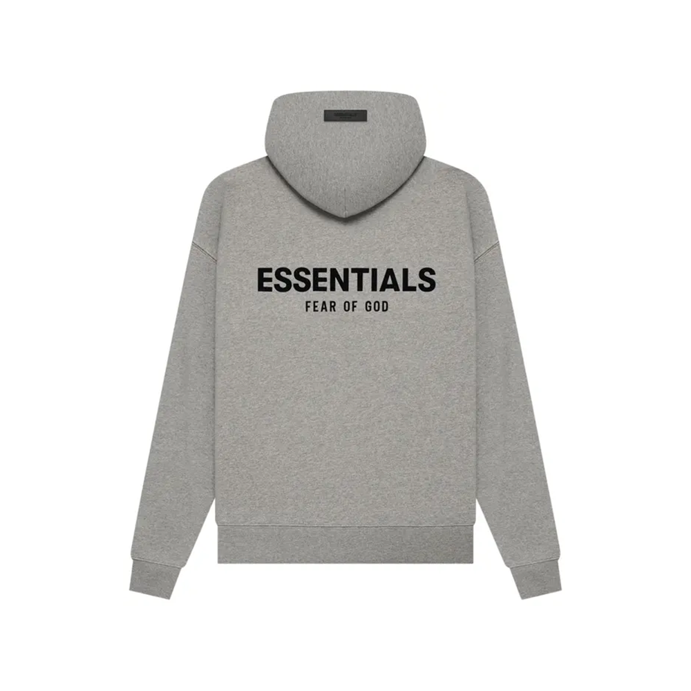 Essentials Fear Of God Hoodie Dark Oatmeal Gris Foncé