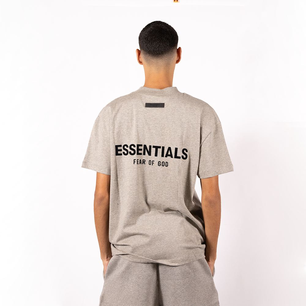 Essentials Fear Of God T-Shirt Dark Oatmeal Gris Foncé