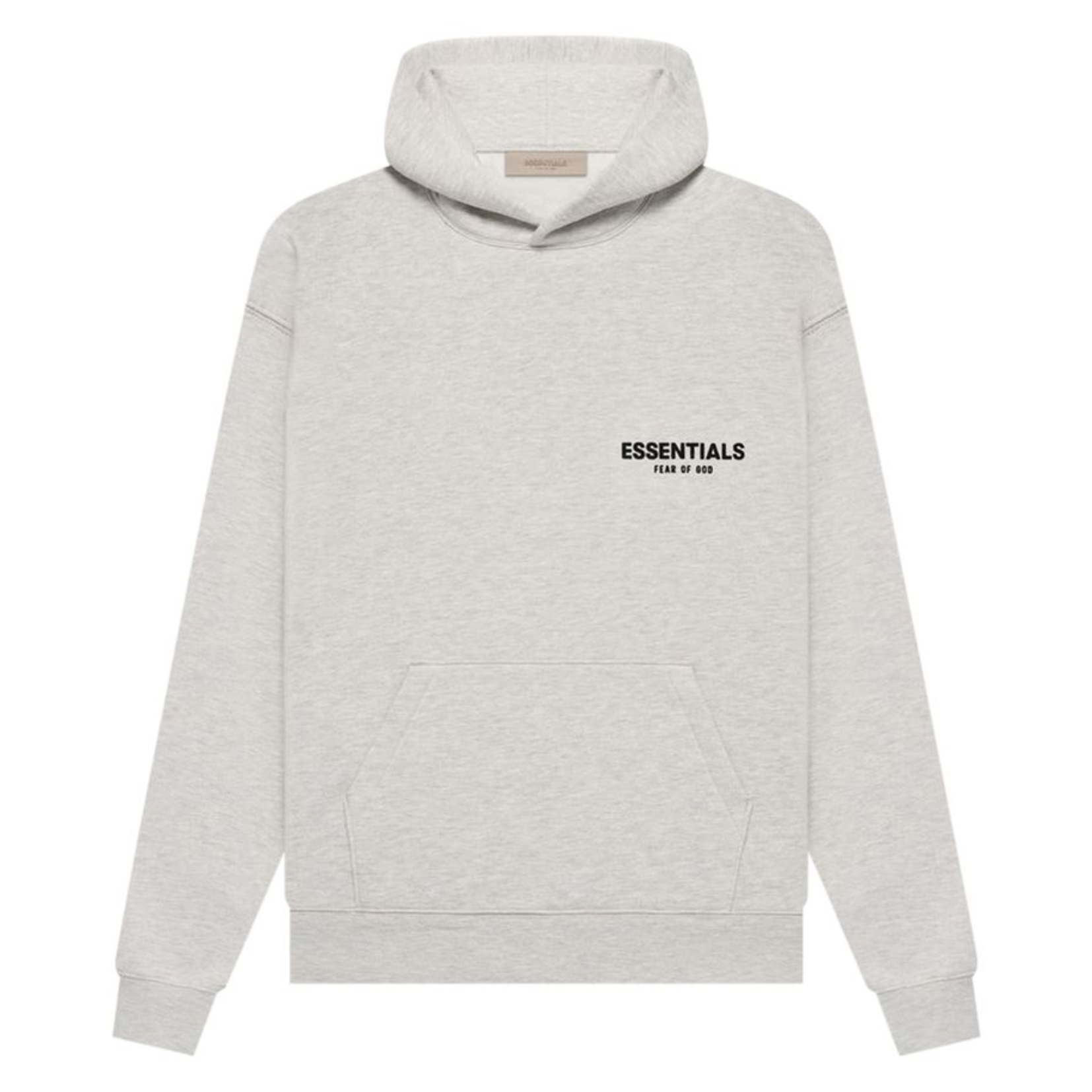 Essentials Fear Of God Hoodie Light Oatmeal Gris Clair