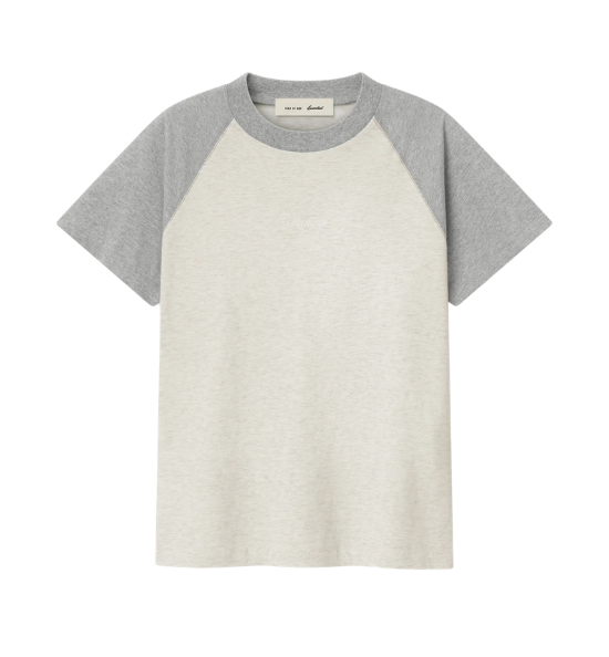 Essentials T-shirt Signature Baseball Oatmeal Heather Tee Fear of God