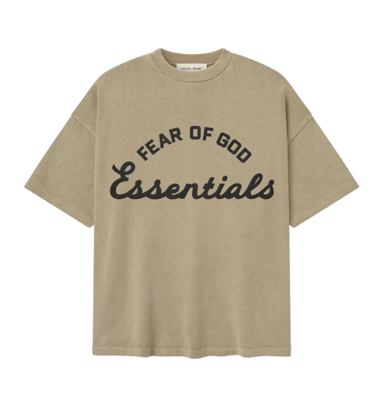 Essentials T-shirt Training 90'S Faded Dune Short Sleeve Fear of God