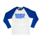 Finesse Business Therapy Long Sleeve Baseball T-Shirt, Blue