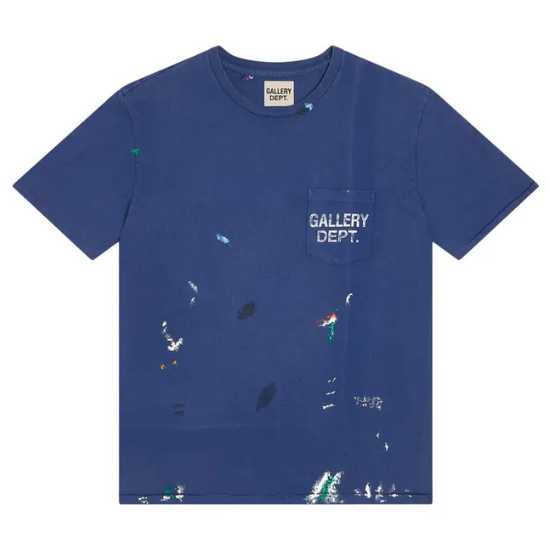 Gallery Dept. Vintage Logo Painted Tee 'Navy'
