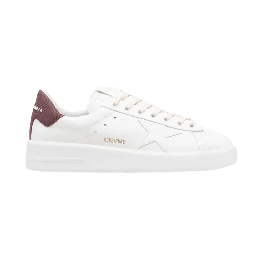 Golden Goose Purestar White Burgundy