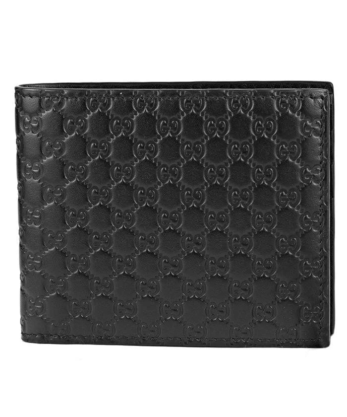 Gucci Bifold Wallet MicroGuccissima Black