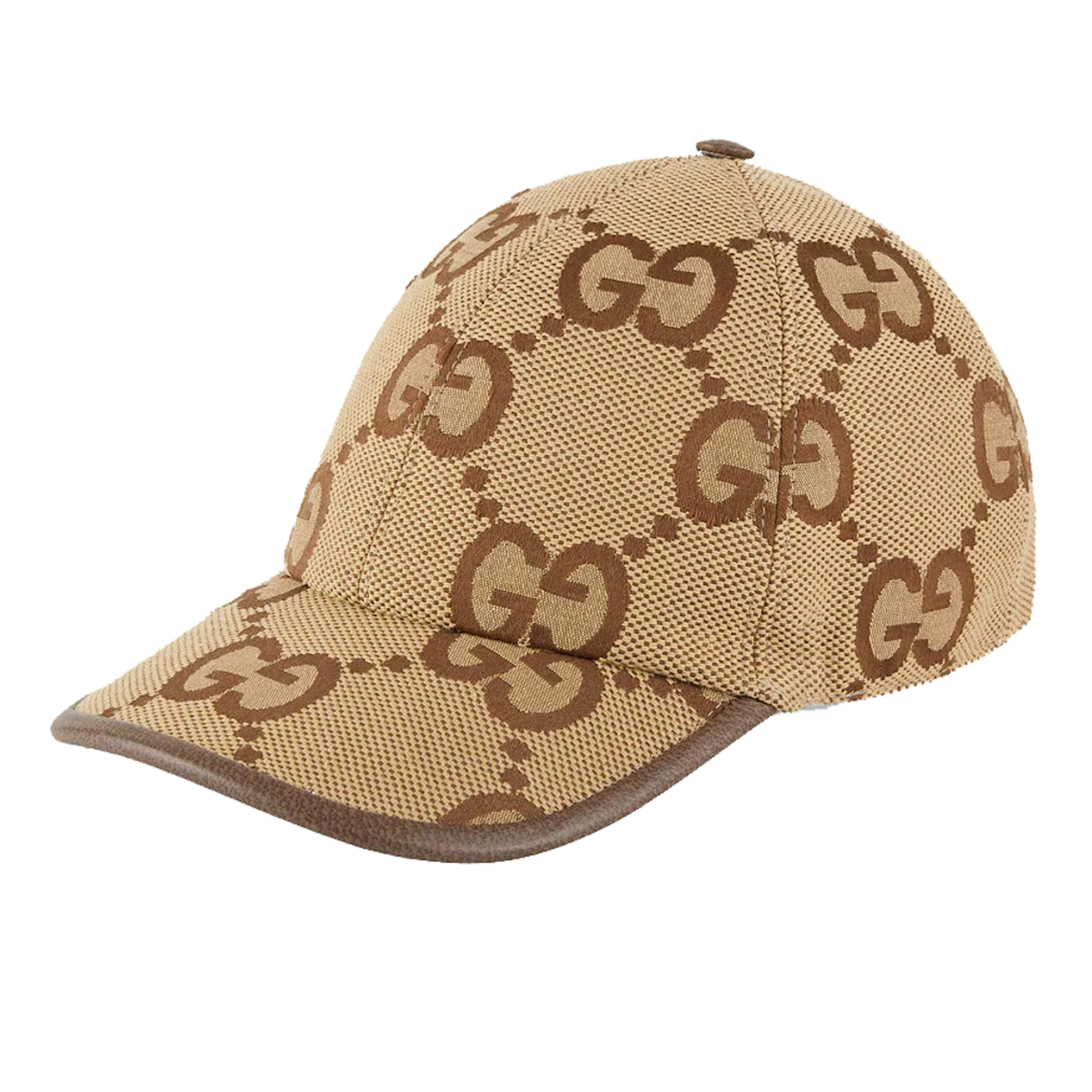 Gucci Jumbo GG Canvas Baseball Hat Camel/Ebony