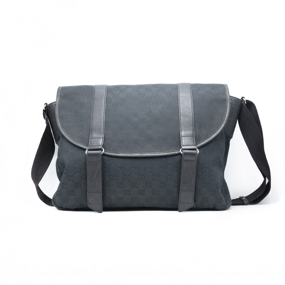 Gucci Sac à épaule GG Canvas Noir