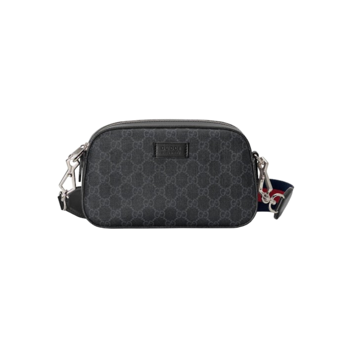 Gucci Shoulder Bag GG Supreme Small Black/Grey