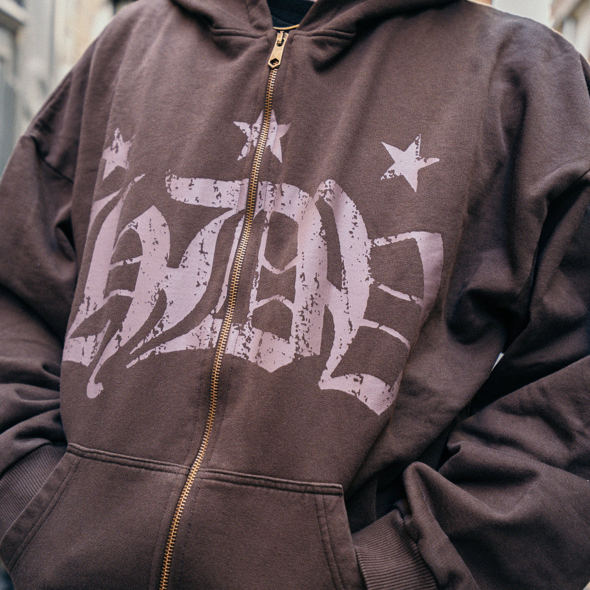 HDV Zip Marron