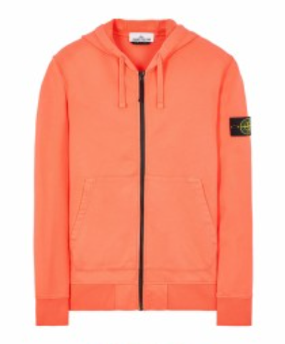 Stone Island Hoodie - Zip - Corail