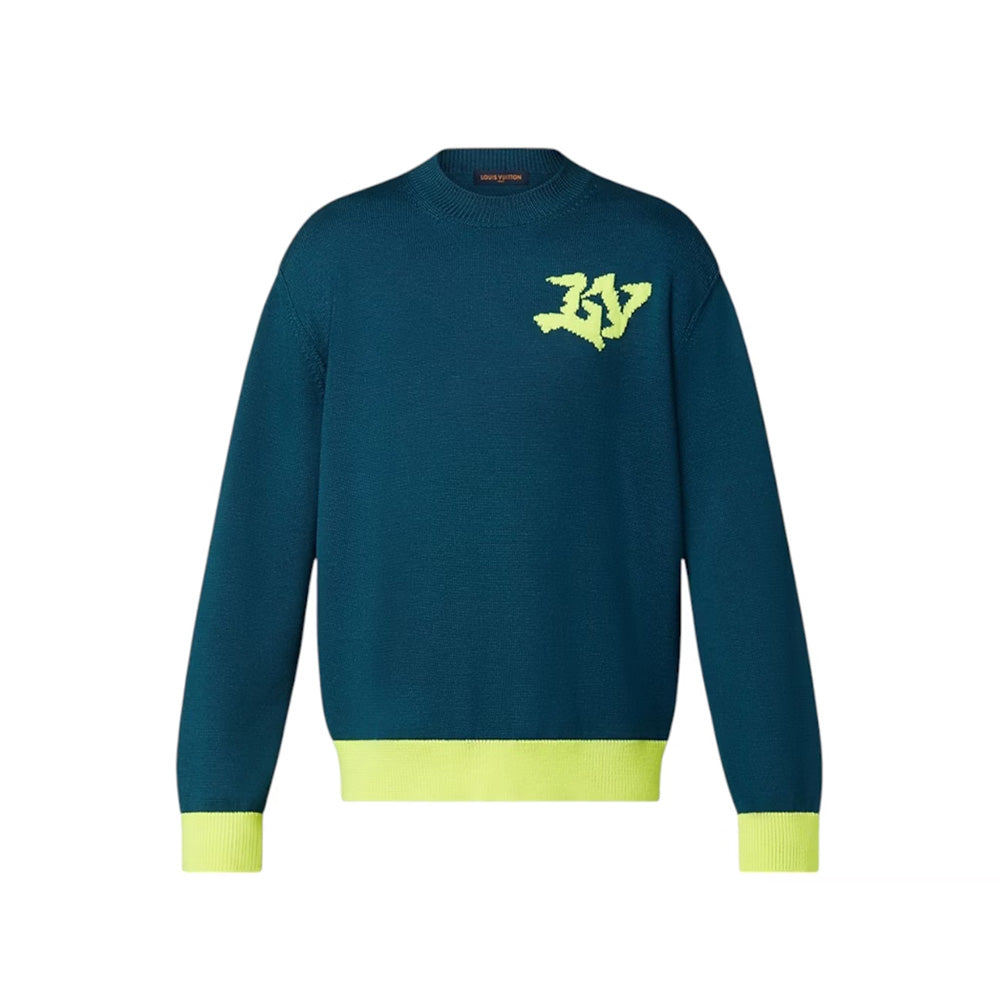 Louis Vuitton Pull - Signature - Blue/Green