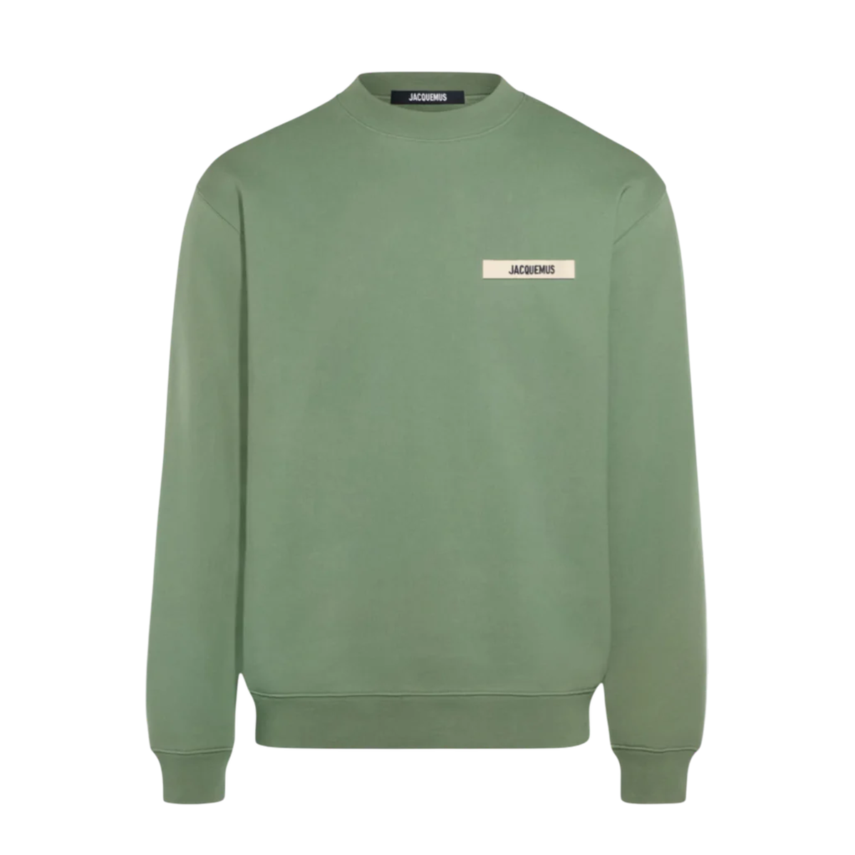 Jacquemus Le Sweatshirt Gros Grain Vert Clair