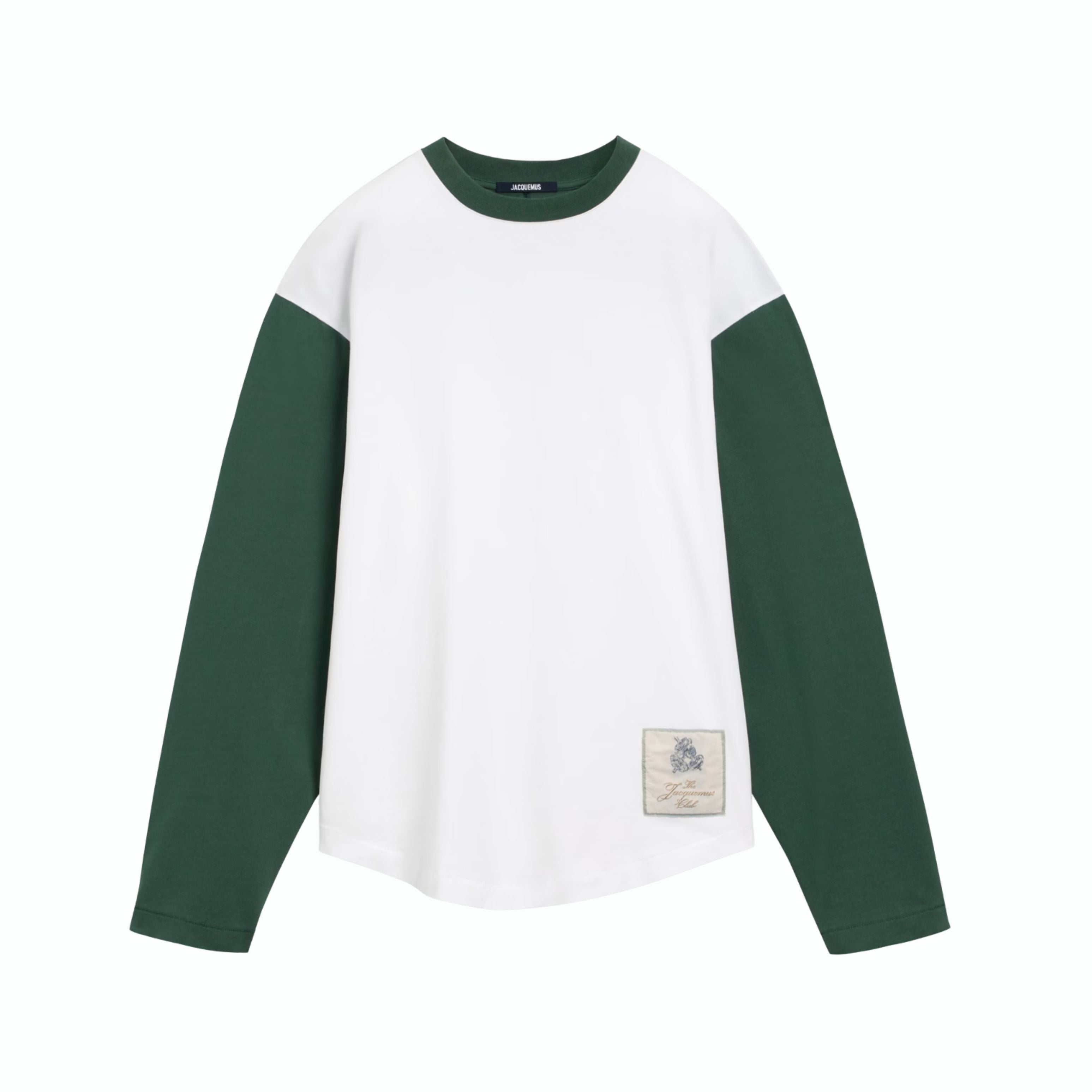 Jacquemus T-shirt Baseball à manches longues Blanc