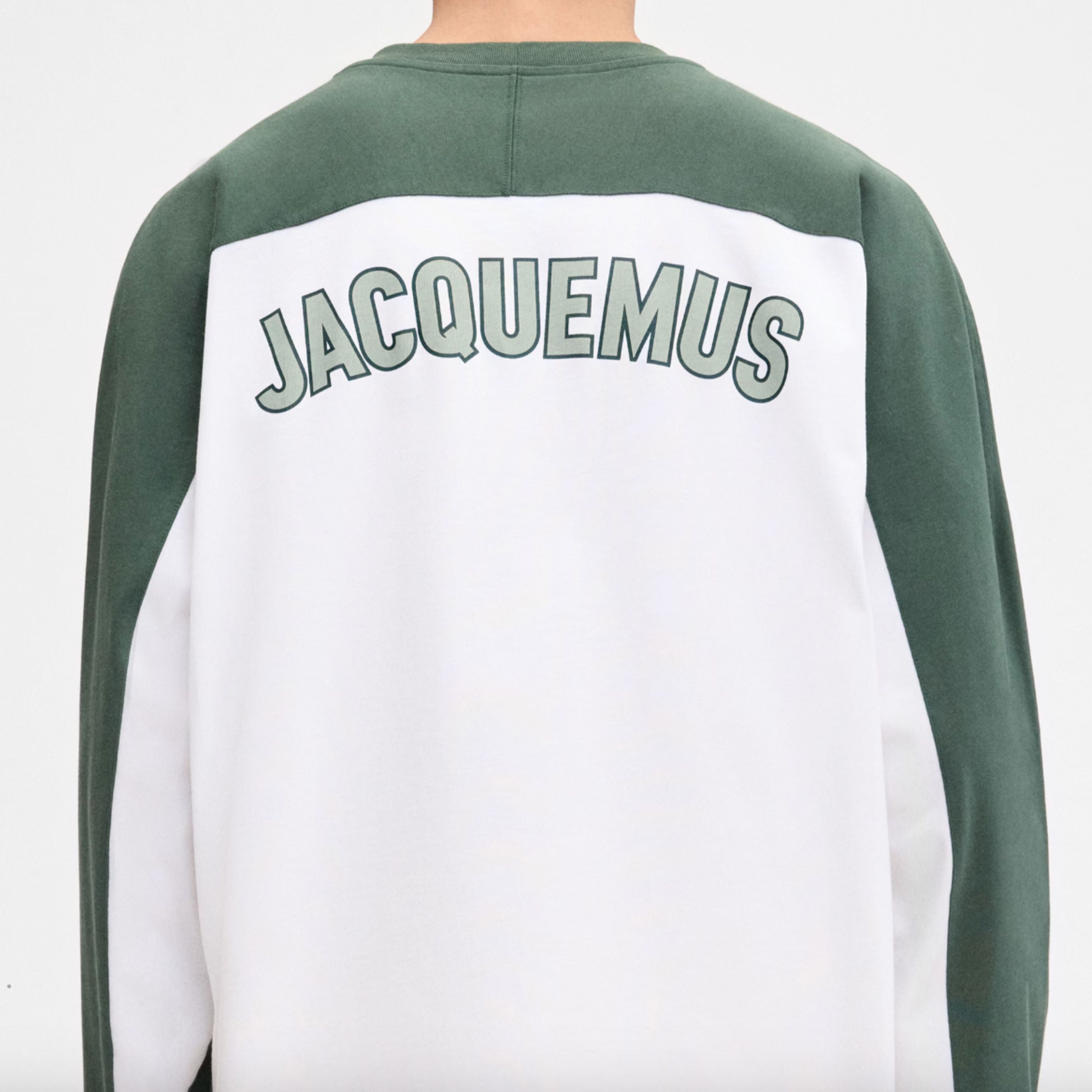 Jacquemus T-shirt Baseball à manches longues Blanc