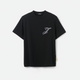 Jacquemus T-shirt Noir Logos Brodés