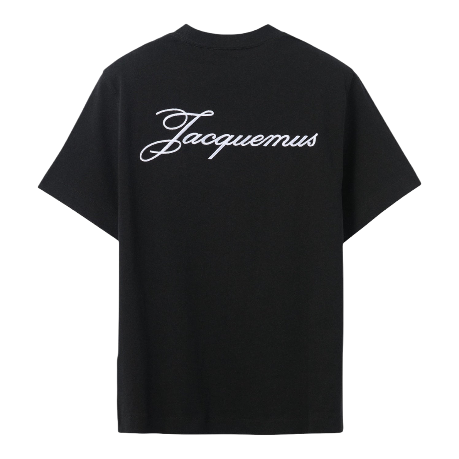 Jacquemus T-shirt Noir Logos Brodés