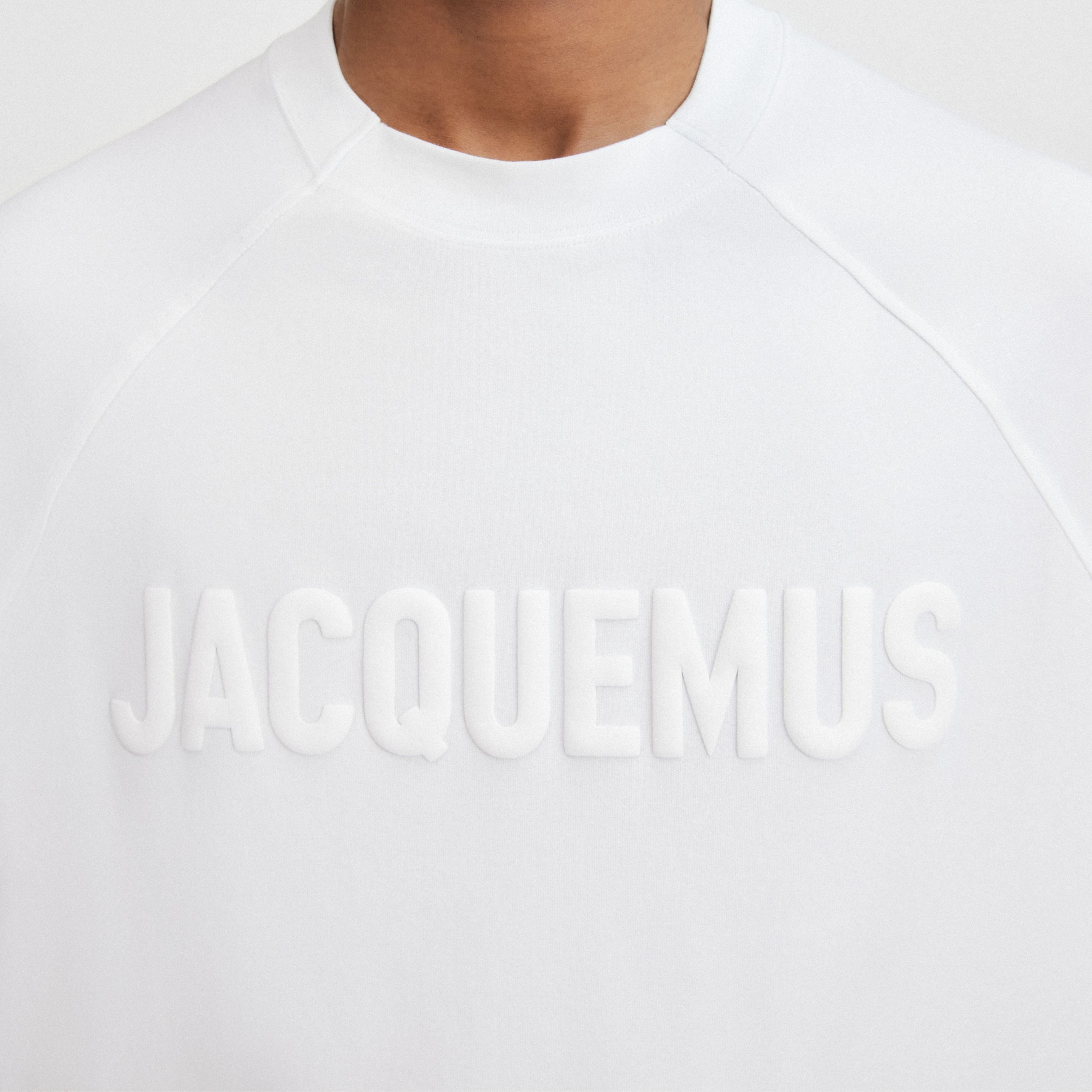 Jacquemus T-shirt Typo Blanc