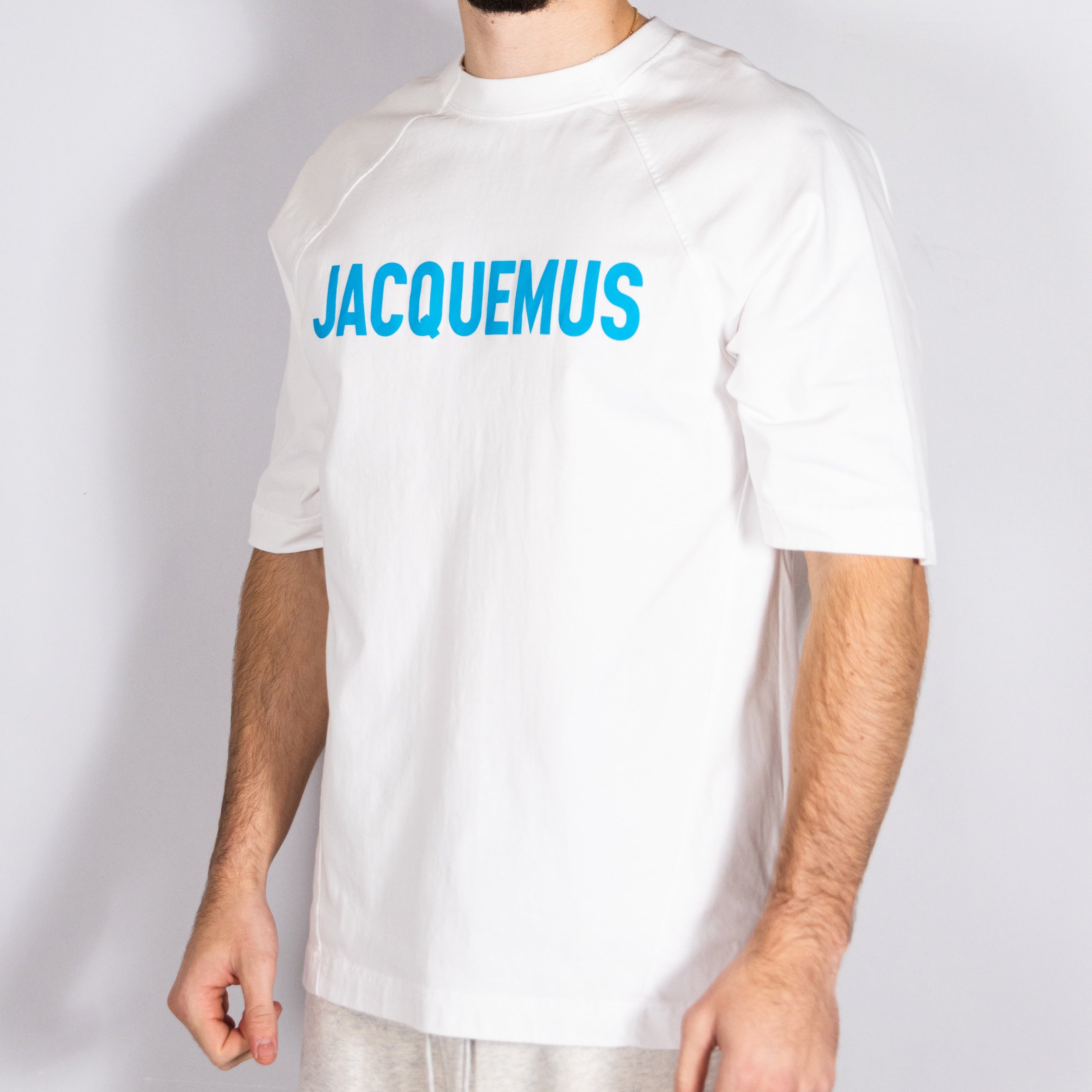 Jacquemus T-shirt Typo Blanc