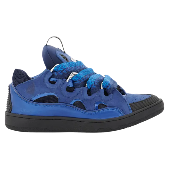 Lanvin Curb Sneakers 'Metallic - Majorelle Blue'