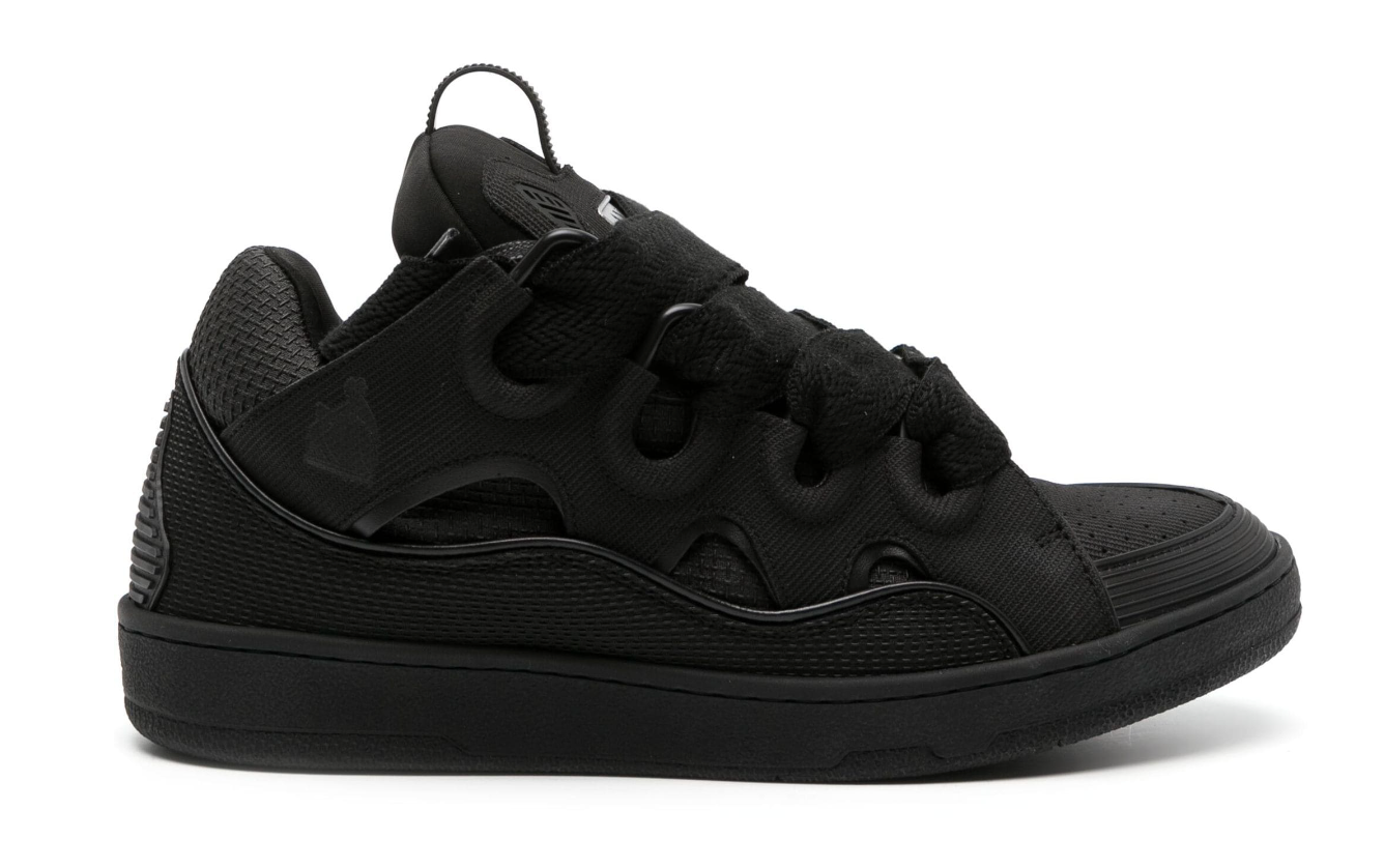 Curb Leather Triple Black