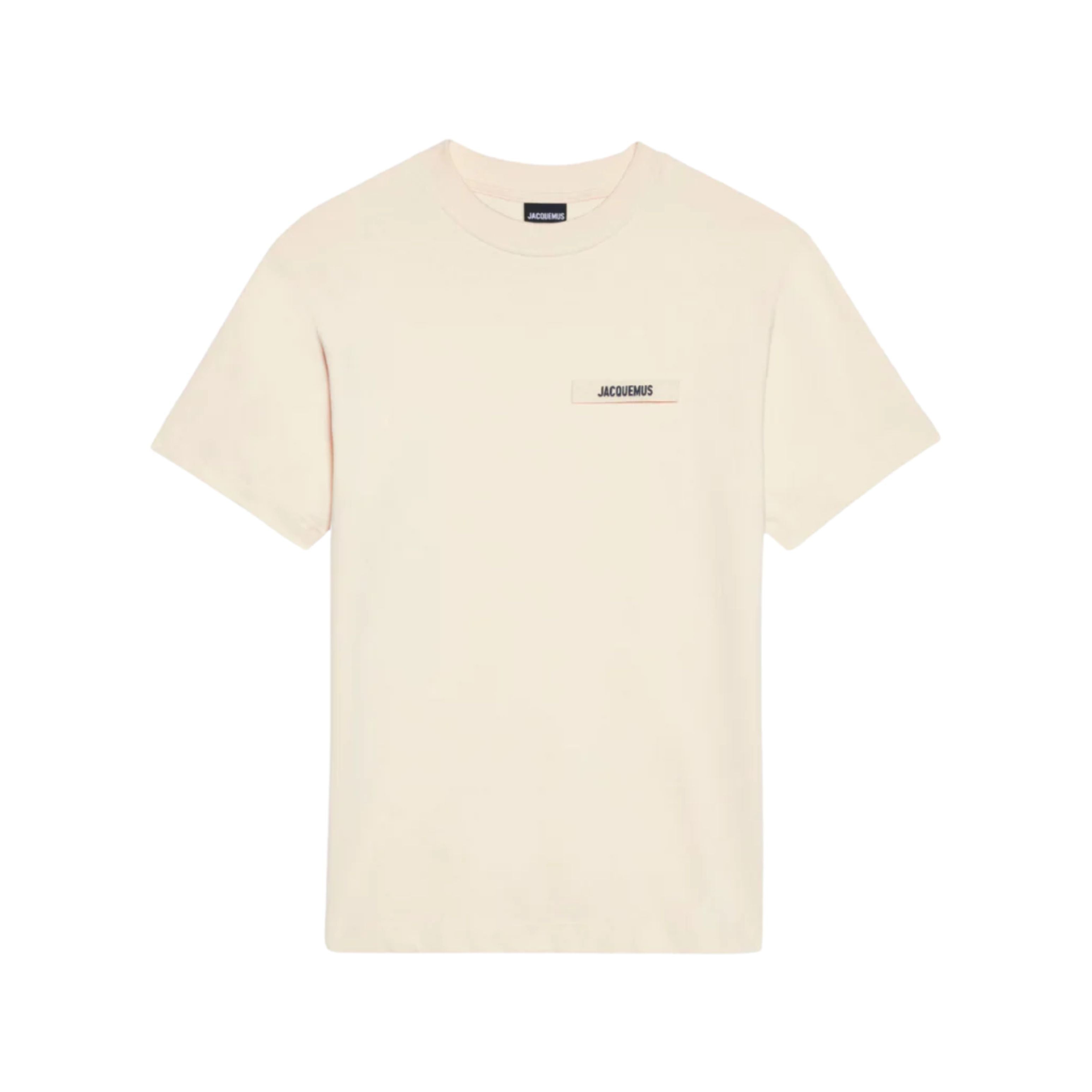 Jacquemus T-Shirt Gros Grain Beige